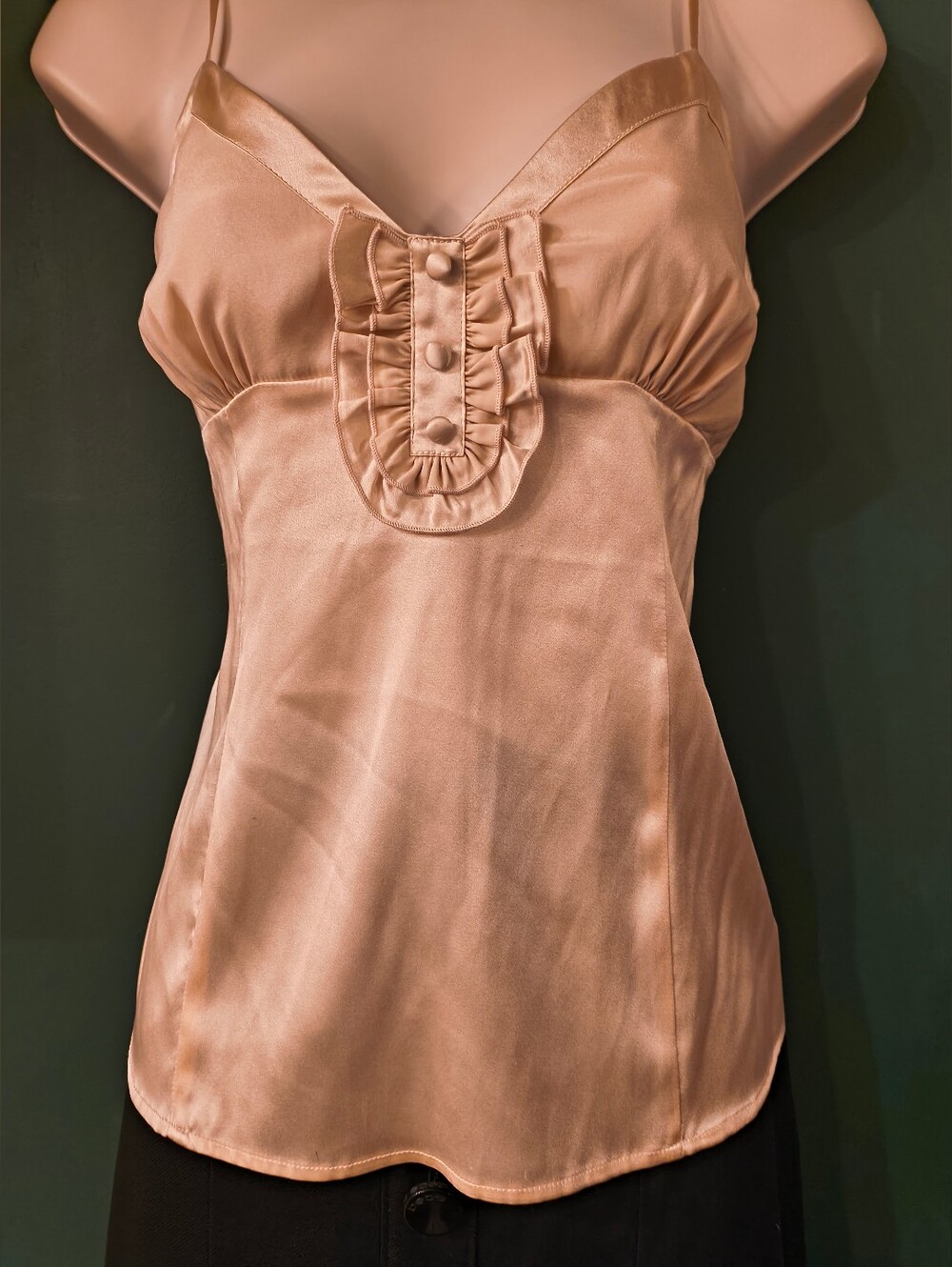 Bebe Champagne Colored So Cami Size Med